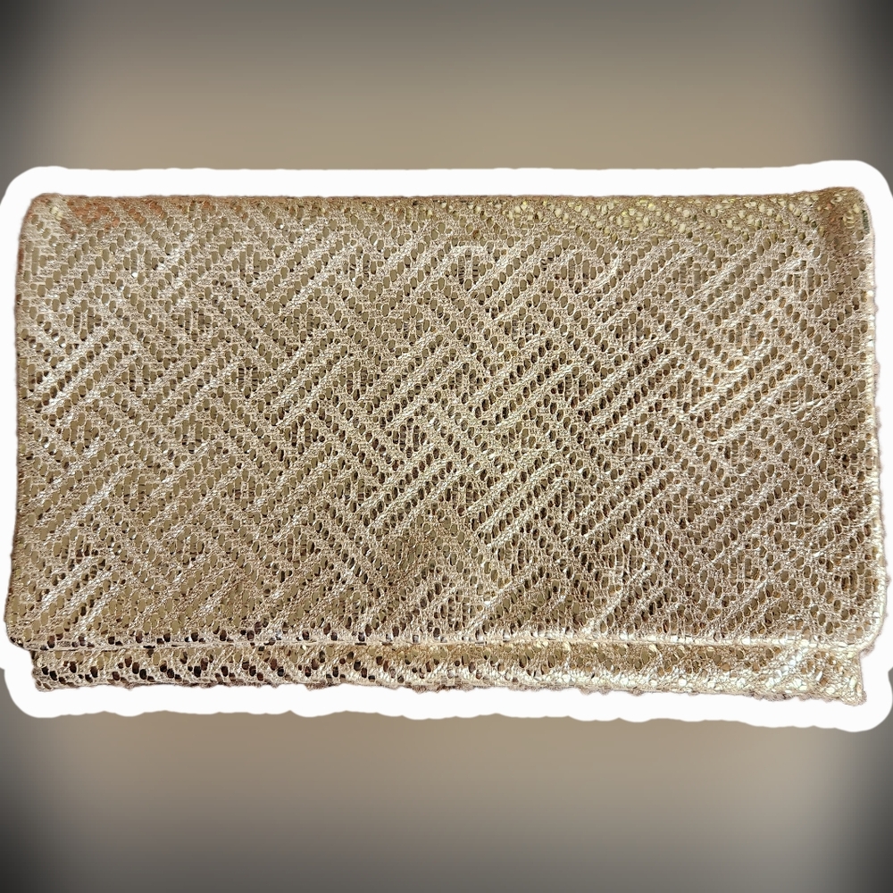 Elegant Gold Clutch